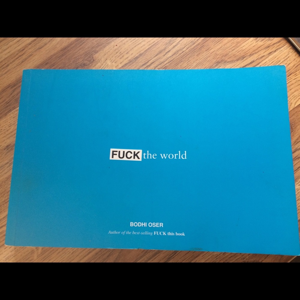 “Fuck the world” coffee table book